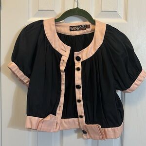 XXI twist Button Up Blouse